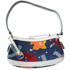 Dooney & Bourke Denim Paint Shoulder Bag